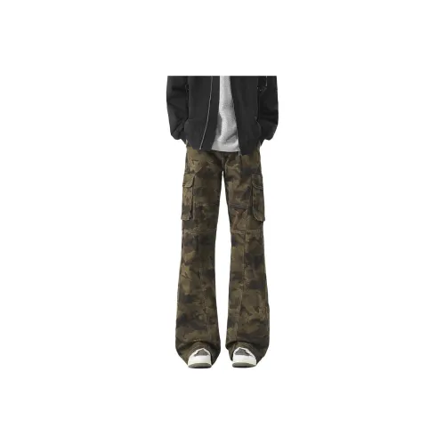 ROBINHOOD Камуфляж хаки Унисекс Джинсы