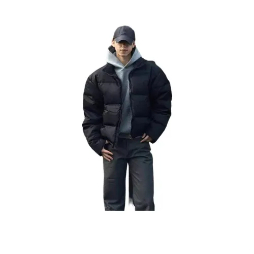 Hypeyourself Черная подкладка Wa Утолщенный Унисекс Пуховики