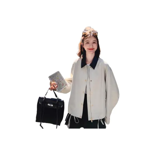 OZVO Экрю Женские Куртки