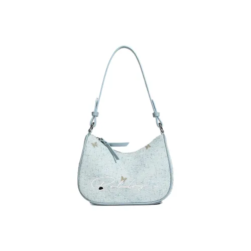 BOBDOG Сумка через плечо ткань маленькая женская бабочка синий бабочка розовый