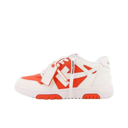 Off Белый Out Of Office Низкий Топ Скейтборд Кроссовки Мужской Оранжевый