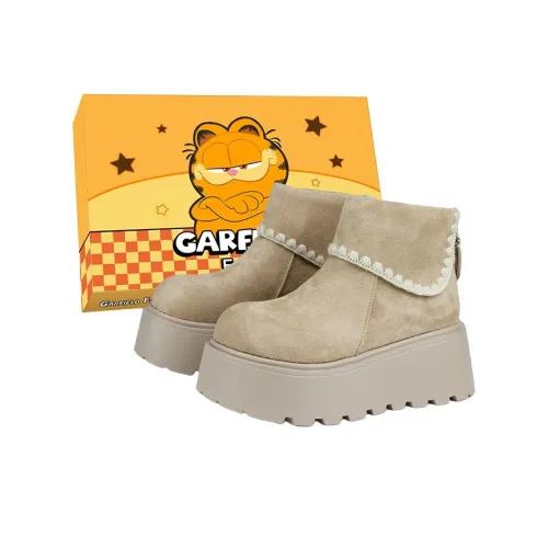 JIAFEIMAOJIAZU Покрытие Увеличение Высоты Баланс Устойчивость к Износу Противоскользящие Короткие Снежные Ботинки Женские