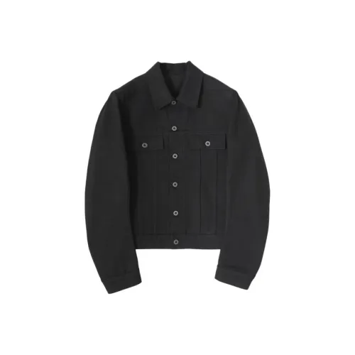 Rick Owens Черные Мужские Джинсовые Куртки