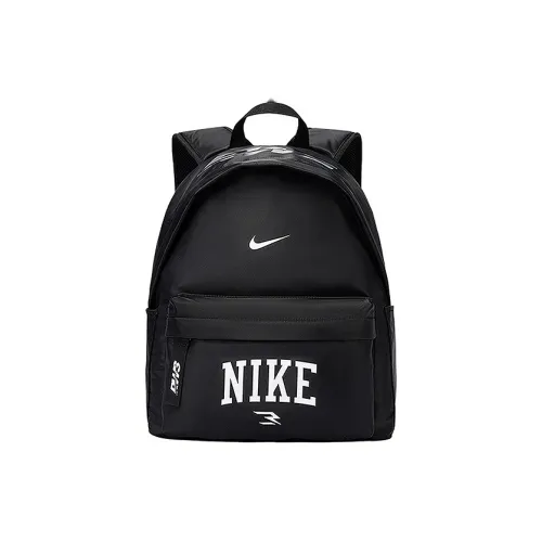 Nike 3Brand Полиэстер Рюкзак Стандартный Унисекс Глубокий Черный