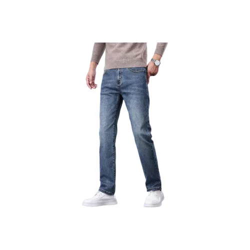 ZENGZHI Джинсы Облегающий крой Прямой крой Унисекс