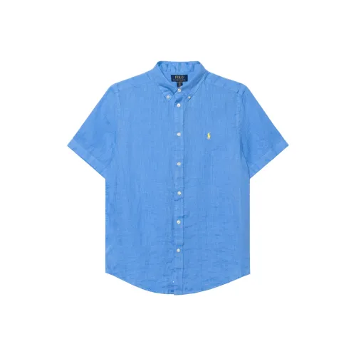 Polo Ralph Lauren Повседневная рубашка синяя детская