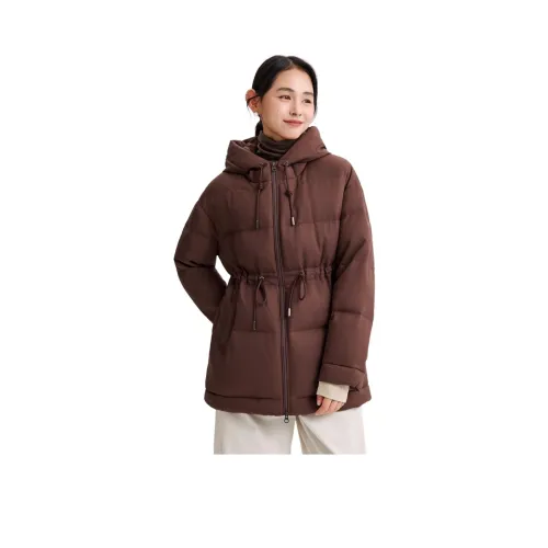 Feathered Object Шоколад Женские Пуховики
