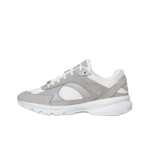 CELINE CR 03 Низкий Топ Повседневная Обувь Женская Серый Белый