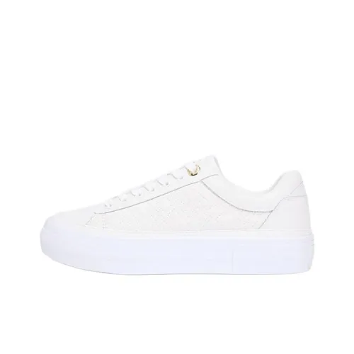 Tommy Hilfiger TH Monogram Low Топ Скейтборд Кроссовки Женские Бежевые