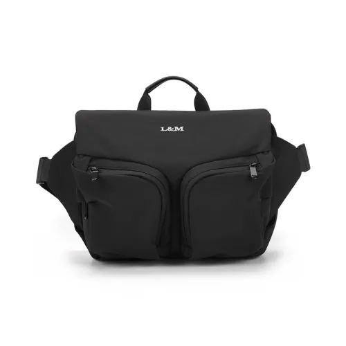 L M Oxford Одно Плечо Сумка Стандартная Унисекс Черный Хаки