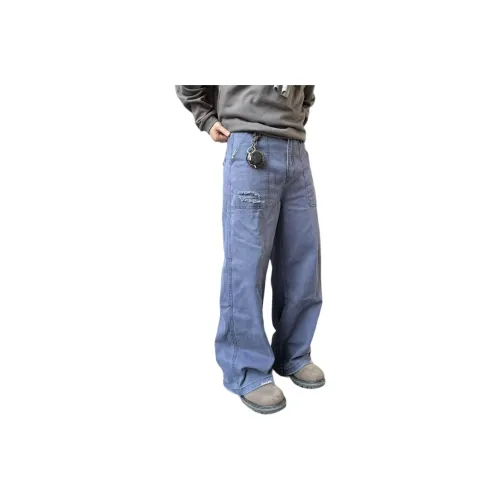 SKBO Синий Унисекс Джинсы