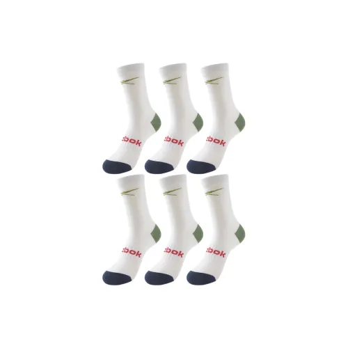 REEBOK 6 пар Смешанные цветовые унисекс носки MID до икры