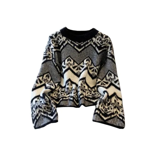 NINGCAIYUER Черный Женский Трикотаж