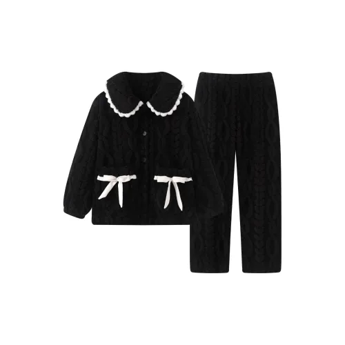 JINXU Абрикос Женские Пижамные Комплекты