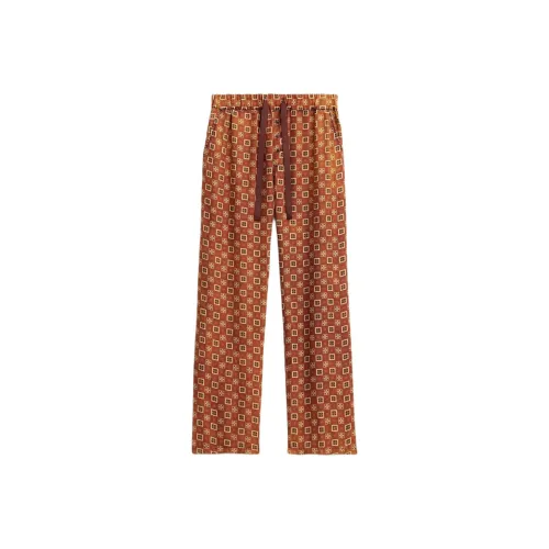 ZARA Brick Red Men's Casual Pants ZARA Кирпично-красные Мужские Повседневные Брюки