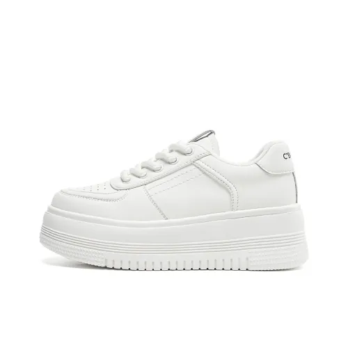 C°BANNER Скейтборд Кроссовки Низкие Белые Женские