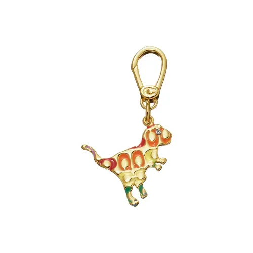 COACH Rexy с брелоком в виде Тираннозавра рекса сумка Merchandise женская золотая