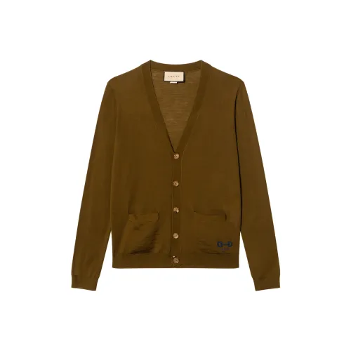 GUCCI Коричневые Мужские Свитера