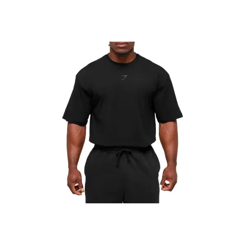 GYMSHARK Черные Мужские T-рубашки