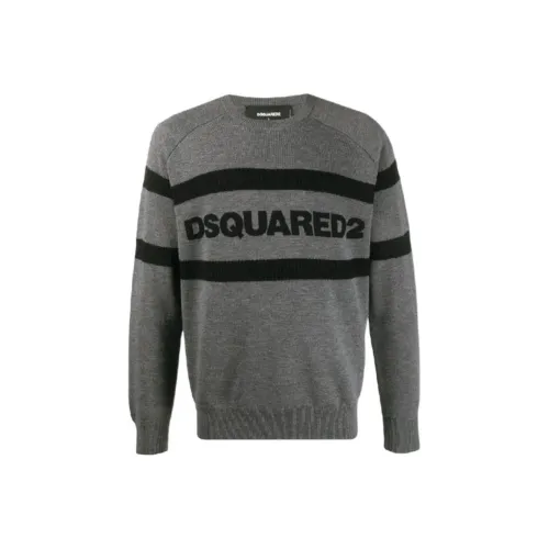 DSQUARED 2 Серые Мужские Свитера