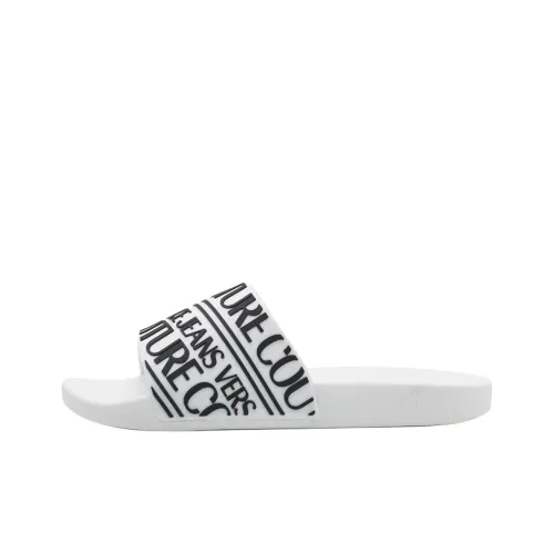 VERSACE JEANS COUTURE Слипоны Мужские Белые