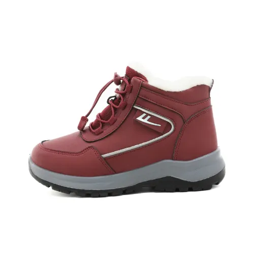 Warrior Флис с подкладкой зимние спортивные ботинки для ходьбы термические водонепроницаемые устойчивые к истиранию противоскользящие женские