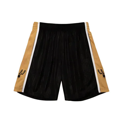 Mitchell Ness Черные Мужские Баскетбольные Шорты