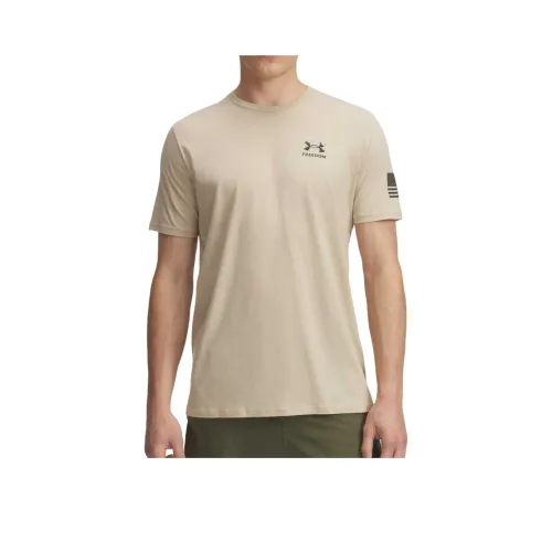 Under Armour Пустыня Песочный Барокко Зеленый Мужская T-Рубашка