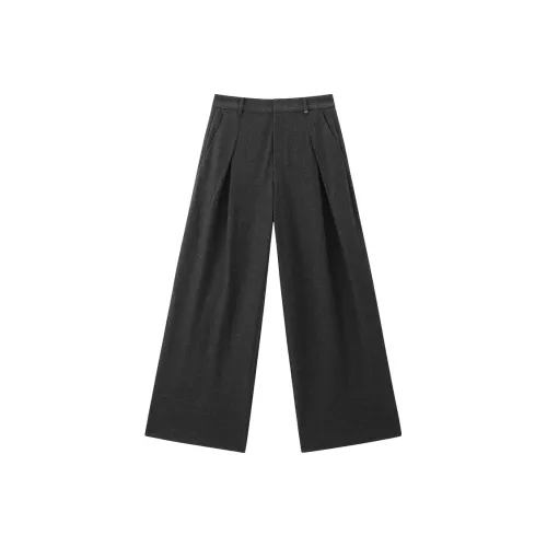 PEACEBIRD Crow Cyan Gray Women's Casual Pants PEACEBIRD Crow Циан Серый Женские Повседневные Брюки