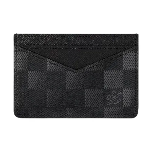 LOUIS VUITTON Neo Этикетка Картхолдер Мужской Темно-серый