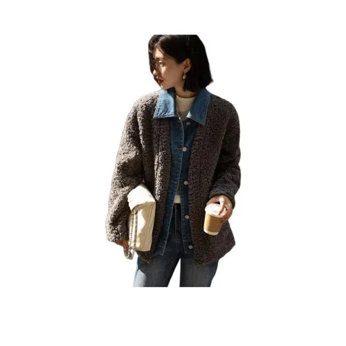 Dme Темно-серый Женские Бархатные Куртки