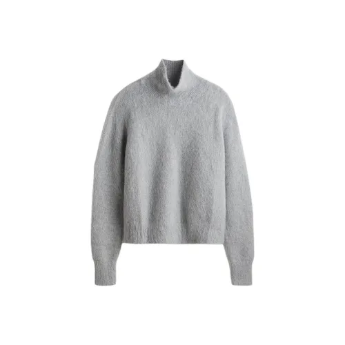 H M Светло-серый Женский Трикотаж