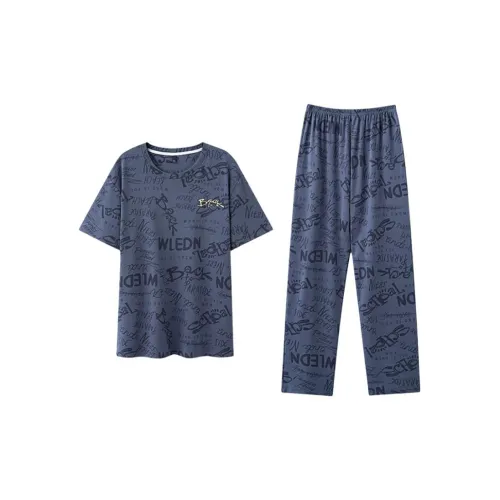 PLANDOO Серый Мужской Пижамный Комплект