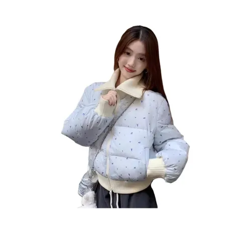 MDEHT Синий Женские пуховики