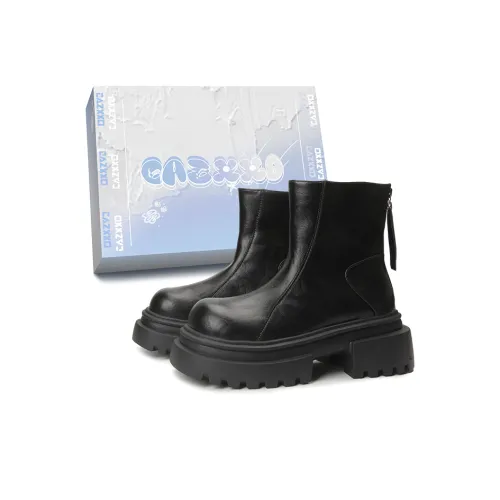 CAZXXO Martin Boots Black Women's