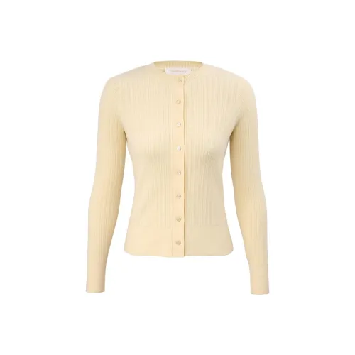 Zimmermann Кремовый Желтый Женские Свитера