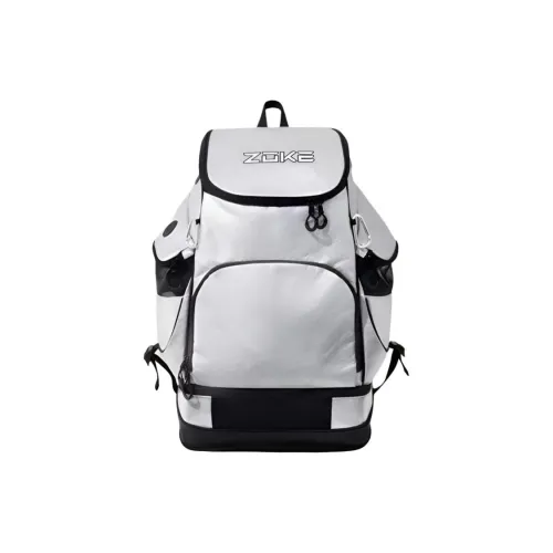 ZOKE Водонепроницаемый тканевый рюкзак стандартный унисекс серебряный