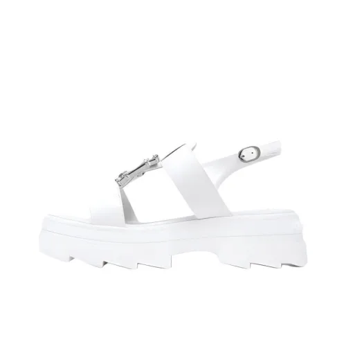 Stuart Weitzman SW Saint Tropez Noho one Ремень Сандалии 6 см Женские Белые