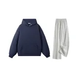 Темно-синий + Вересковый серый