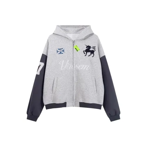 W7H1 Серый Унисекс Свитшоты