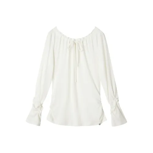 UENA Экрю В наличии Женские T-рубашки