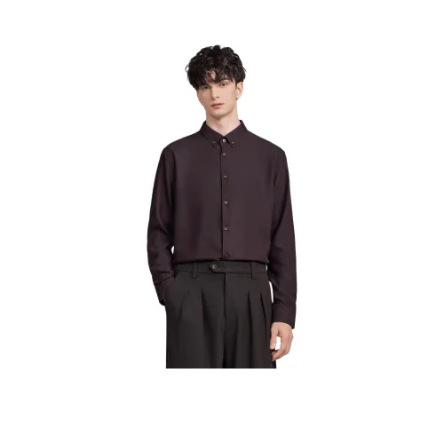 WILD LEADER Deep Кофе [CW52585B81] Мужская рубашка