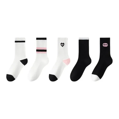 Lanza Носки Crew Женские 5 пар цветовой блок