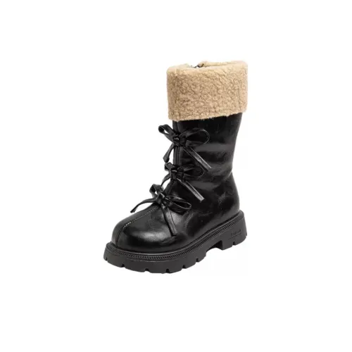 Lv Fielder Детские кожаные сапоги High Top Унисекс
