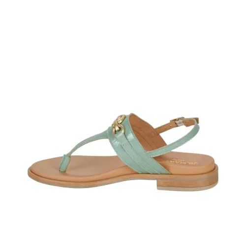 JB MARTIN Artiste one Ремень Сандалии Женские Зеленый