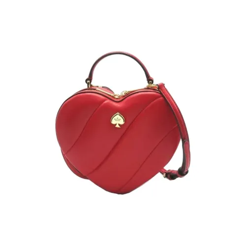 Kate Spade Кожа Сердце-Формированная Сумка Сумка через плечо Стандартная Женская Красная