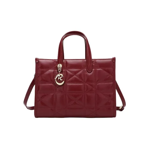 MEXICAN Коровья кожа Одно плечо Сумка Женская Вишнево-красная