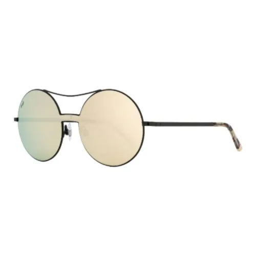 UENO Eyewear Металл Круглые Солнцезащитные очки Женские Черные