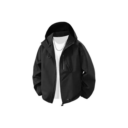 PLQV Водонепроницаемый Ветрозащитный Дышащий Водонепроницаемый ветровка Унисекс