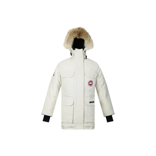 Canada Goose Expedition Series Пуховик PARKA Пальто Европейская версия Зимний Женские Рассветно-белый